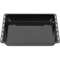ICQN Tiefes Backblech 445 × 375 × 50 mm, Kompatibel mit Bauknecht, Indesit, Whirlpool-Gruppe & Algor, Emaillierte Backbleche für Backofen & Herd