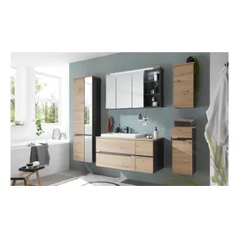Die Möbelfundgrube Bad Unterschrank Artisan Eiche - grau 30 cm - MEMPHIS
