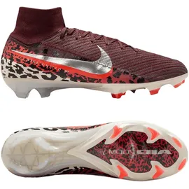 Nike Mercurial Zoom Superfly 10 Elite FG Herren Burgundy Crush/Metallic Silver 45