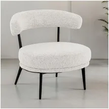 Idimex Lounge-Sessel Manao Textil 62 x 68 x 68 cm Beige