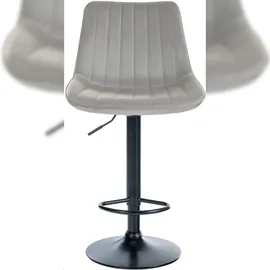 CLP 2er Set Barhocker Toni Samt I Höhenverstellbarer Barstuhl Mit Metallgestell I Thekenhocker Mit Integrierter Fußstütze