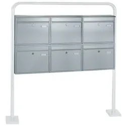 Rottner Tresor Briefkasten »BKS«, BxH: 116 x 63 cm, inkl. 2 Schlüssel pro Briefkasten - silberfarben