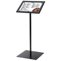 Showdown Menütafel DIN A4 Aluminium Schwarz
