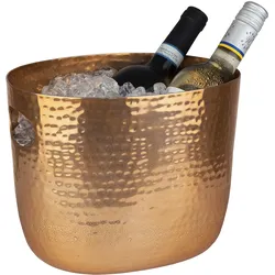 Wein- und Sektkühler APS, rosa (kupfer), B:19cm H:20cm, Aluminium, Eiskübel, Aluminium, 3,9 Liter