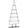 vidaXL Metall-Weihnachtsbaum für Dekorationen Schwarz 125 cm Modell 1