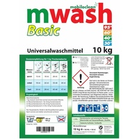 Cleanclub Vollwaschmittel, Waschmittel, Waschpulver 10 kg Sack