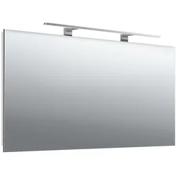 Emco mee Badspiegel 120x63 cm LED-Beleuchtung fest verbaut, Spiegel, verspiegelt