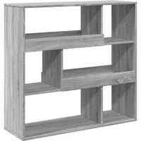 vidaXL Bücherregal Raumteiler 100 x 33 x 125,5 cm Grau