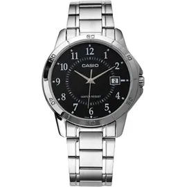 Casio Collection LTP-V004D-1BUDF Damenuhr - Schwarz/Silber
