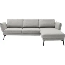 Schöner Wohnen Ecksofa "Spin, Multifunktionssofa, bequem und hochwertig verarbeitet, L-Form", silber, B:329cm H:87cm T:224cm, 54% Polyacryl, 46% Polyester, SCHÖNER WOHNEN-KOLLEKTION, Sofas, Ecksofa, Drehsitz-Funktion, USB-Anschluss, Armlehnfunktion, Rückenverstellung
