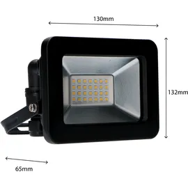 LED's light LED-Strahler 20 W schwarz 4000 K IP65 2200 lm