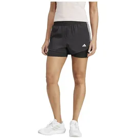 adidas Pacer 3-Stripes Training Woven Shorts, Black, XL