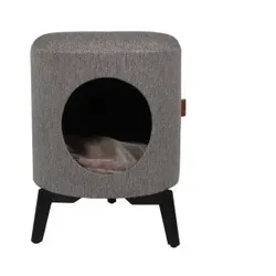 Kattenhuis Louis taupe  Per stuk