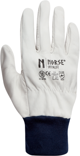 NORSE Specialist Handschuh aus Ziegenleder mit elastik ribkant Größe 11