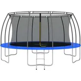 vidaXL Trampolin-Set Rund 488x90 cm 150 kg