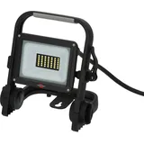 Brennenstuhl JARO 3060 M 20W 2m Kabel, LED Baustellenstrahler mit Schnellspannverschluss und 2300lm,