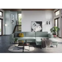 DOMO collection Ecksofa Modica, zeitlos und elegant, L-Form, moderne Optik mit extrabreiter Recamiere, auch in Cord grün 329 cm x 81 cm x 173 cm