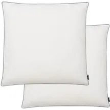 vidaXL Kissen 2 Stk. Daunen-/Federfüllung Leicht 80x80 cm Weiß