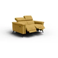 RELAXSOFA NORDEL 2-Sitzer, senfgelb