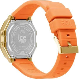 ICE-Watch Ice Digit Retro Apricot Crush - Orange Damenuhr mit Plastikarmband - 022052 (Small)