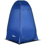 Novzep Faltzelt Pop up Duschzelt Toilettenzelt Camping Umkleidezelt mit Tragetasche, (Mobile Outdoor Toilette Umkleidekabine), Lagerzelt Dunkelblau 126 x 124 x 189 cm blau