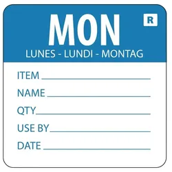 Vogue Farbcodesticker Montag