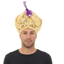 Bristol Novelty Arabischer Hut mit Juwelen und Perlen Unisex Einheitsgröße
