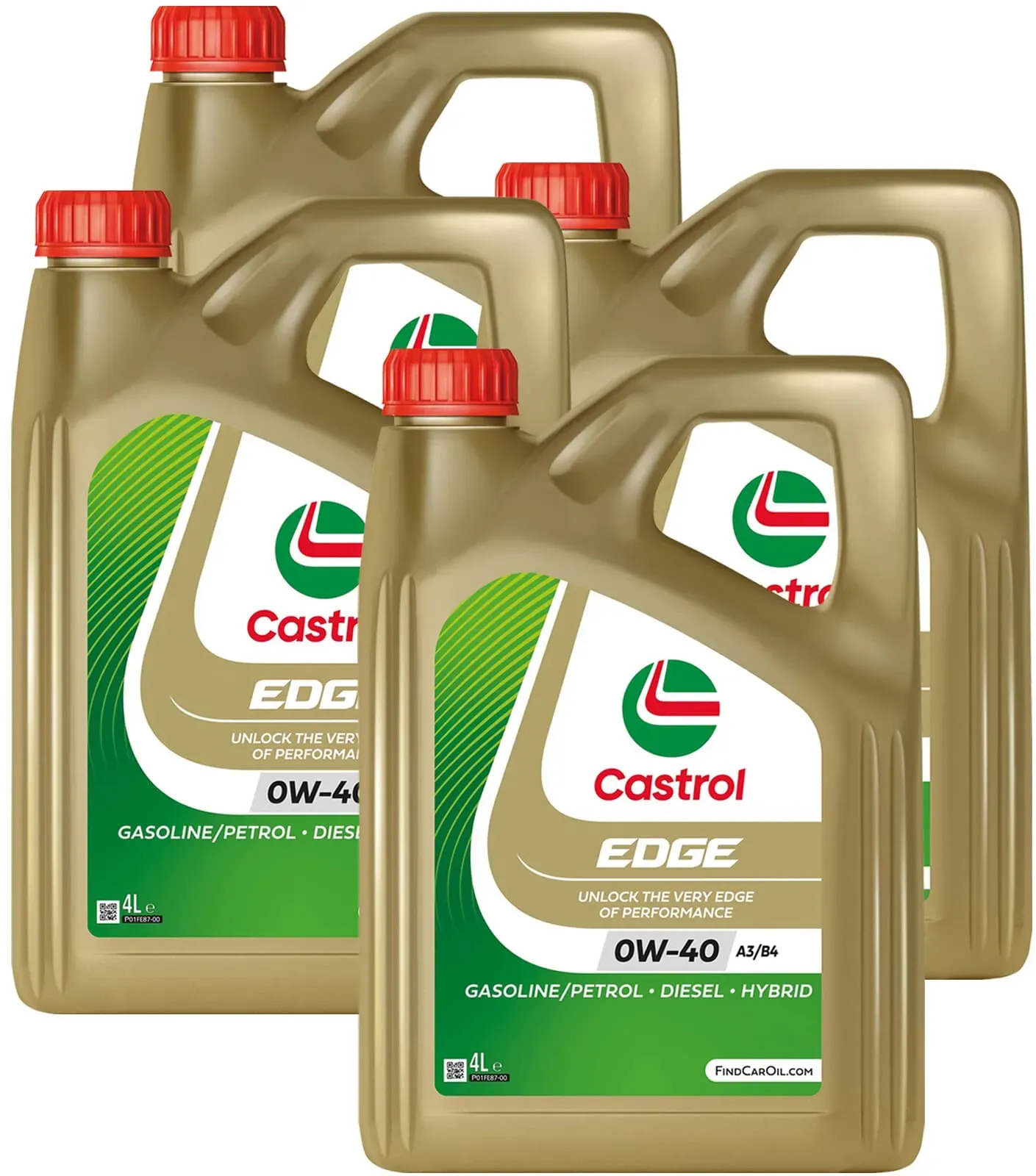 4x4l Castrol Edge Titanium 0w-40 Für Vw 50200 50500 Mb 229.3 229.5 Wss-m2c937-a: Castrol Edge Titanium 0w-40