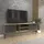 Forte Neyle TV-Lowboard 163,1 cm Schwarz Holzwerkstoff