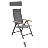 Merxx Toblino Klappsessel 61 x 61 x 98 cm grau
