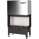 Hajduk Kamineinsatz Heatro 69PH|Eckkamin mit  Panoramascheibe| 11 kW