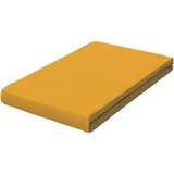 SCHLAFGUT Pure Topper Baumwolle 90 x 190 - 100 x 220 cm yellow deep