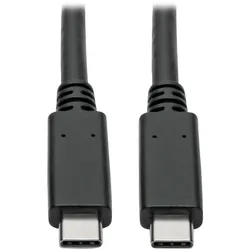 Eaton Tripp Lite Series USB-C Kabel (Stecker/Stecker) - USB 3.1, Gen 2 (10 Gbps), 5A Rating, USB-IF Certified, Thunderbo
