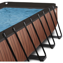 EXIT TOYS Wood Pool 400 x 200 x 122 cm inkl. Sandfilter