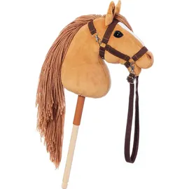 Hoppimals Steckenpferd A3 - HOPPIHORSE Kastanie - - Zubehörset
