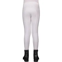 Reithose mit Grip für Kinder QHP Kae WEISS 152 cm 12J