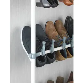 Wenko Teleskop-Schuhregal Atlas weiß 68,5 x 8,5 x 100,0 - 300,0 cm