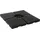 Mendler Schirmständer HWC-F79 Kunststoff 124 kg Schwarz