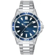 Lorus Damen Analog Quarz Uhr mit Metall Armband,Silberblau