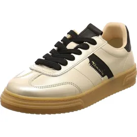 TAMARIS Sneaker Low Top Damen 1-23788-42 933 Frauen Schuhe Leder M2378842 Gold, Schuhgröße:38 EU