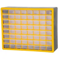 Proregal Kleinteilemagazin Kunststoff 39x50x16 cm grau