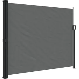 vidaXL Seitenmarkise Ausziehbar 160 x 300 cm Anthrazit Polyester
