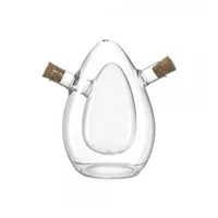 LEONARDO Cucina Essig/Ölflasche 2in1 oval 15,7 cm Glas