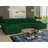 Sofnet Wohnlandschaft mit Schlaffunktion Faris U-Form - Couch, Schlafsofa mit Bettkasten, Couchgranitur mit Bettfunktion, Big Sofa, Bettsofa (Grün (Kronos 19))
