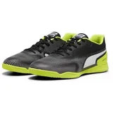 Puma Truco Iii Hallenfußballschuhe - Black / White / Electric Lime - EU 45