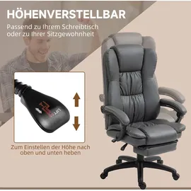 Vinsetto Kunstleder Dunkelgrau
