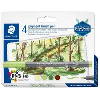 Staedtler Brush Pens "Forest Colours" 4 pcs