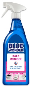 Blue Wonder Kalkreiniger, Kraftvoller Sanitärreiniger für den vielseitigen Gebrauch im Bad, 750 ml - Sprühflasche