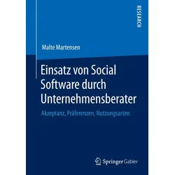 Einsatz von Social Software durch Unternehmensberater