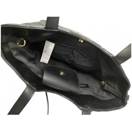 Valentino Ocarina Shopper Polyurethan Black